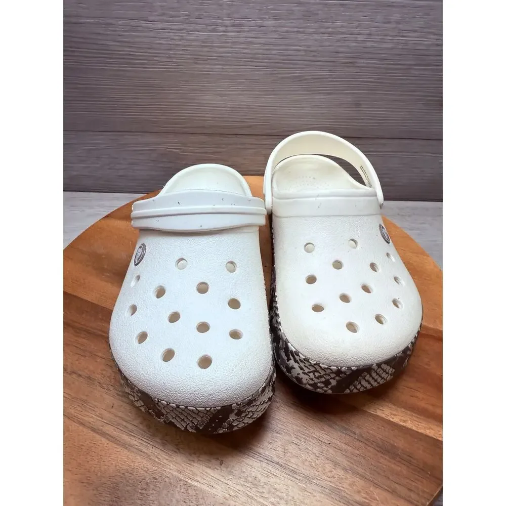 CROCS shoes displayed
